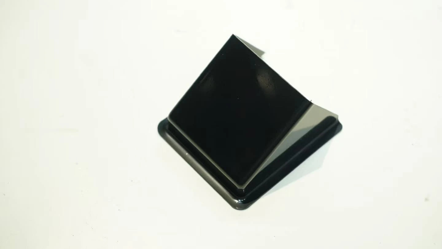 Top view zoomed in of black ABS plastic storage box for Toyota Land Cruiser 80 Series – interior accessory by Ninja Cruiser Studio