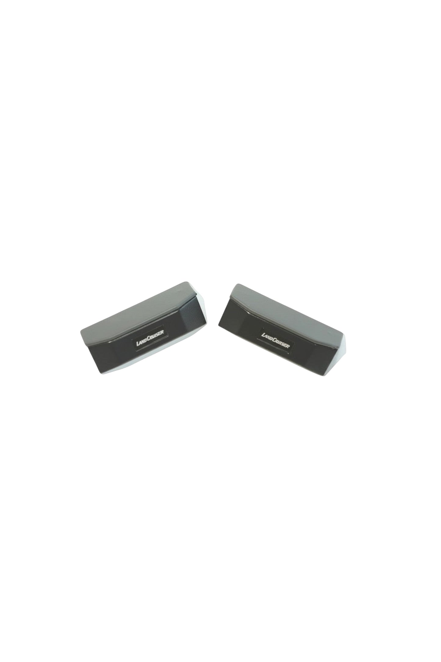 Ninja Cruiser black padded front door armrests for Toyota Land Cruiser 80 & Lexus LX450 (1990-1997). ABS plastic with synthetic leather.