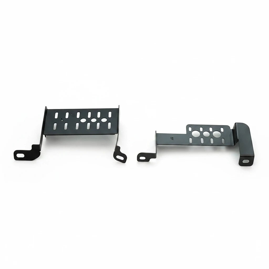 Ninja Cruiser LC70 LC76 LC78 LC79 under-seat radio mount bracket for Land Cruiser 70 Series, black steel
