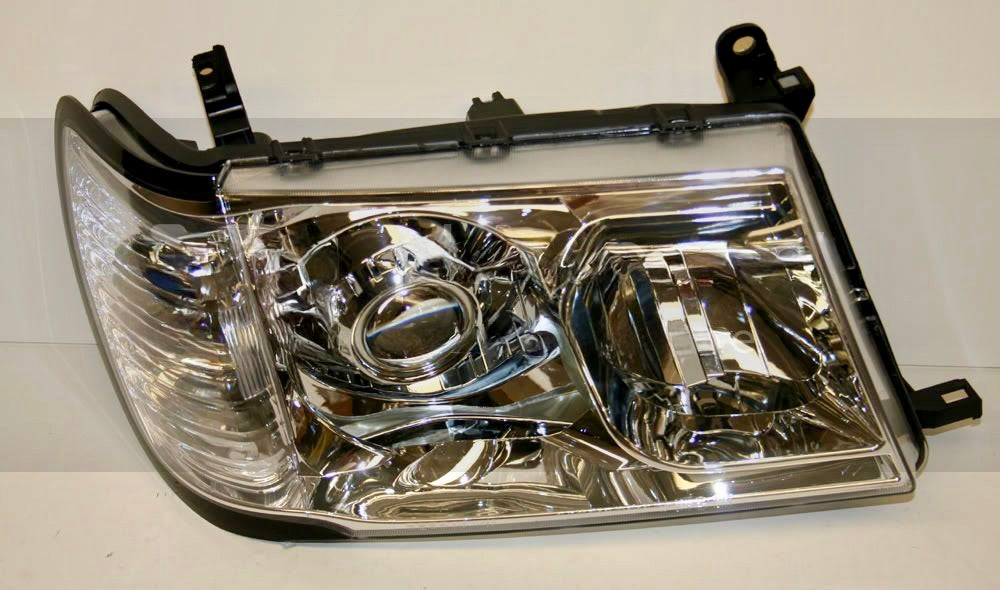 LC100 front headlight LED assembly on a white background