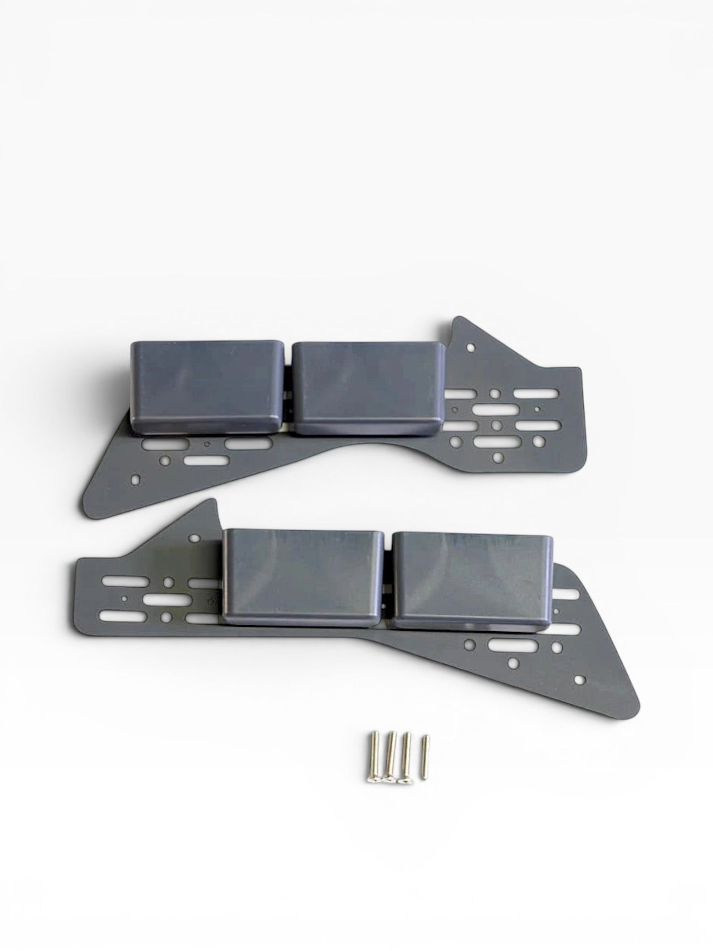 Toyota Land Cruiser 80 Series center console storage panels with 2 pair of dual pockets and mounting hardware and screws