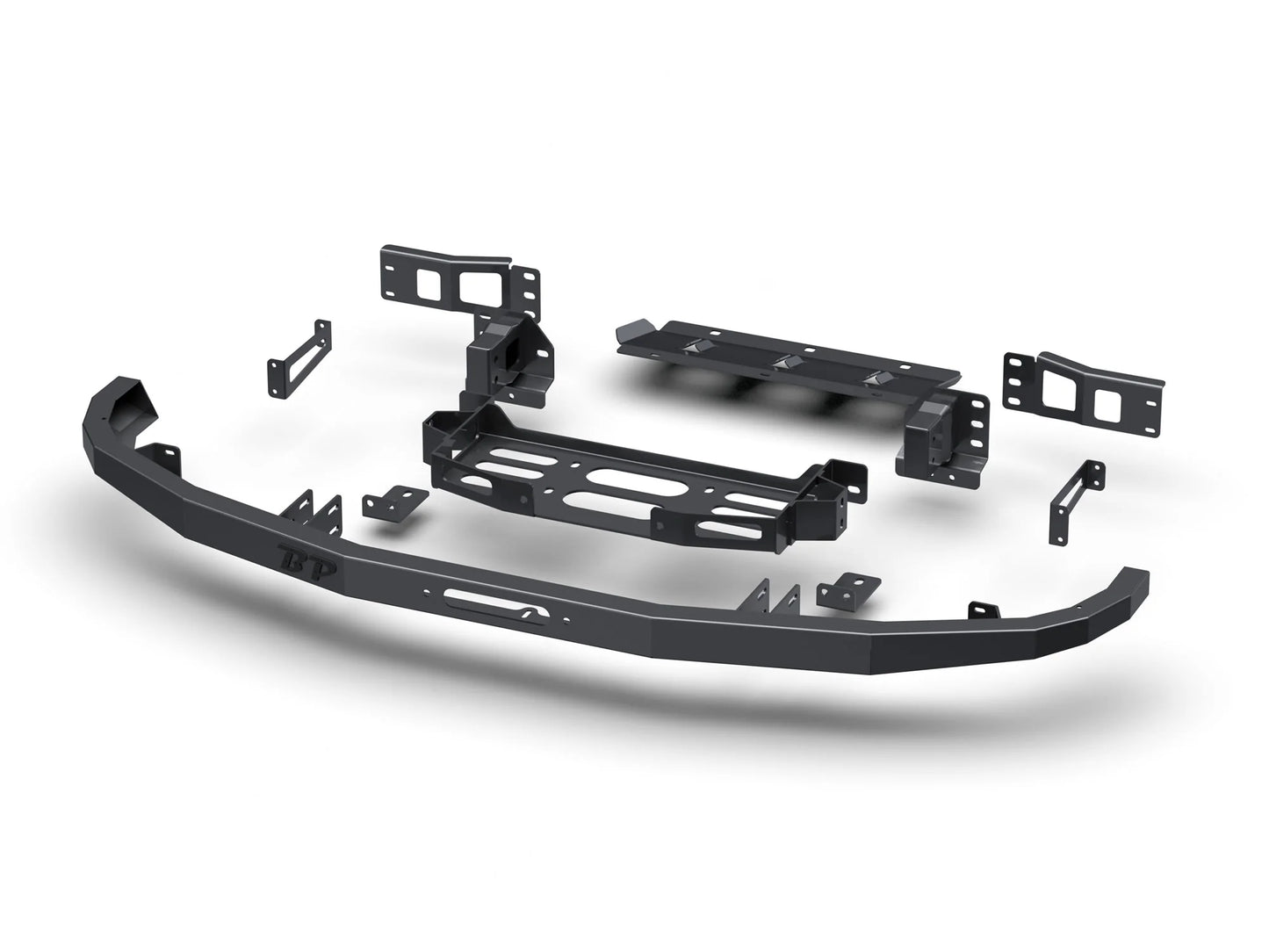 BP Off Road LC200 Steel Front Bumper with Winch Mount (2016-2020)