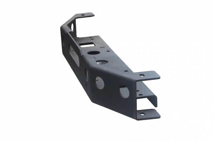 Land Cruiser 100 winch plate mount for stock front bumper – heavy duty steel side view