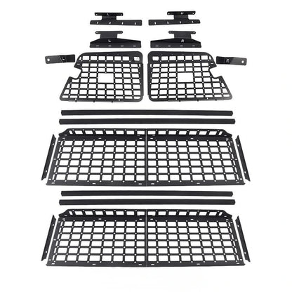 Lexus LX470 Toyota Land Cruiser 100 molle panel system full kit with 2 layer adjustable with components bolts nuts and brackets