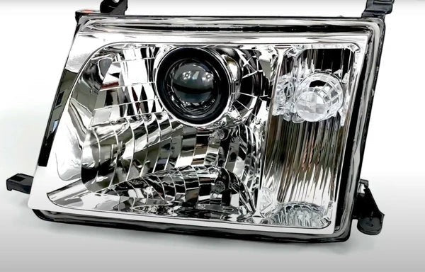Ninja Cruiser LED projector headlight with glass lens for 1998-2004 Toyota Land Cruiser 100 Series