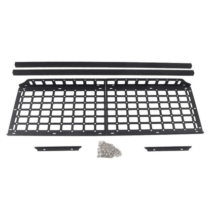 Lexus LX470 Toyota Land Cruiser 100 molle panel system single rack kit components bolt nuts and brackets