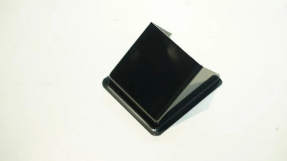 Top view zoomed in of black ABS plastic storage box for Toyota Land Cruiser 80 Series – interior accessory by Ninja Cruiser Studio