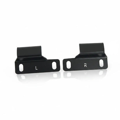 Ninja Cruiser black steel ditch light brackets for Toyota Land Cruiser 100 Series, left and right pair.