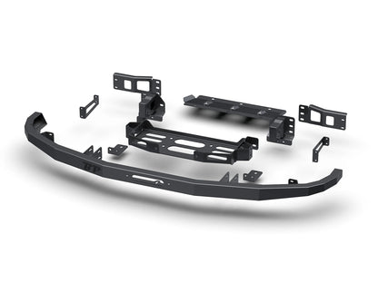 Ninja Cruiser BP Off Road LC200 steel front bumper with winch mount, black powder coat finish, for Toyota Land Cruiser 2016-2020.