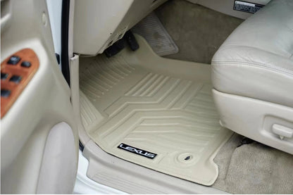 Ninja Cruiser beige 3D floor mats with Lexus logo for Land Cruiser 100 & LX470 (1998-2007)