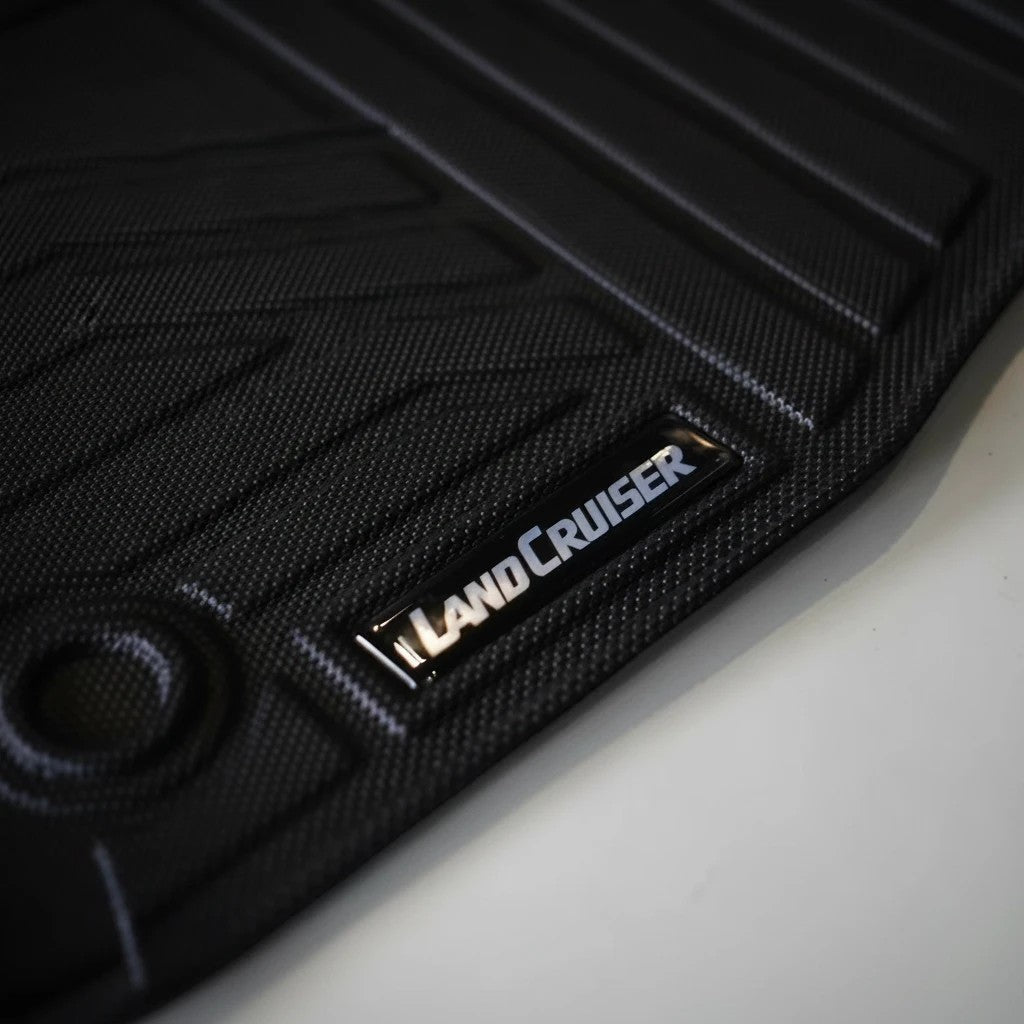 Ninja Cruiser black 3D floor mat with Land Cruiser logo for 1998-2007 Toyota Land Cruiser 100 & Lexus LX470