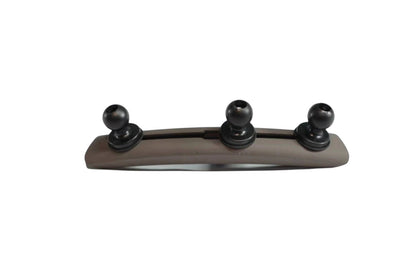 Ninja Cruiser grey ABS dashboard expansion mount with three 1-inch ball joints for 2004-2007 Land Cruiser 100/Lexus LX470.