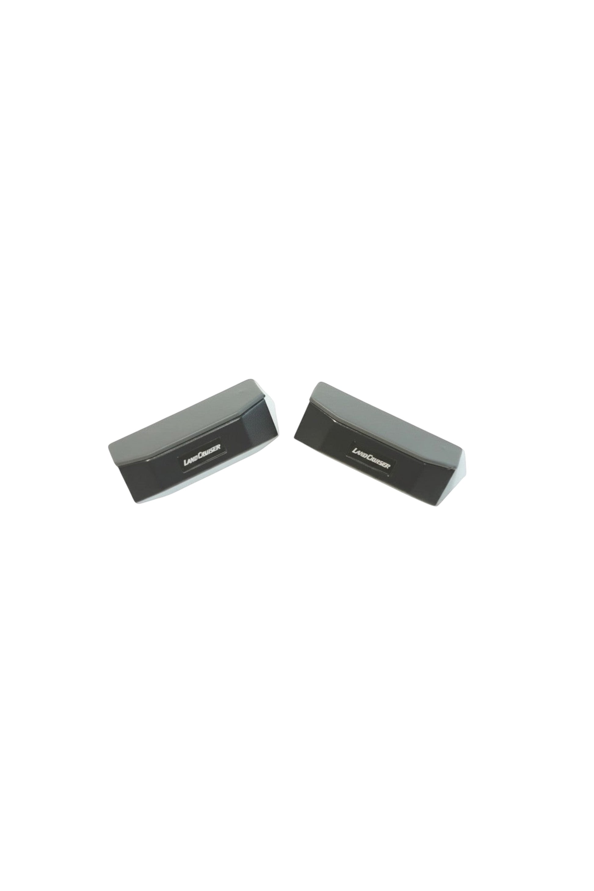 Ninja Cruiser black padded front door armrests for Toyota Land Cruiser 80 & Lexus LX450 (1990-1997). ABS plastic with synthetic leather.