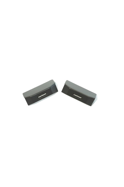 Ninja Cruiser black padded front door armrests for Toyota Land Cruiser 80 & Lexus LX450 (1990-1997). ABS plastic with synthetic leather.