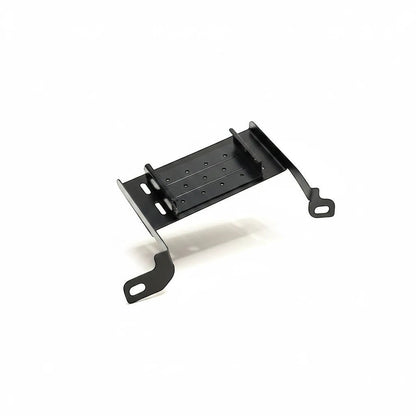Ninja Cruiser LC70 LC76 LC78 LC79 radio seat bracket mount, black metal, adjustable design for secure radio installation.