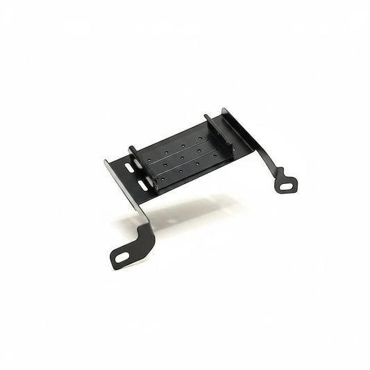 Ninja Cruiser LC70 LC76 LC78 LC79 radio seat bracket mount, black metal, adjustable design for secure radio installation.