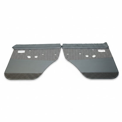 Ninja Cruiser grey fabric and vinyl interior door card panels for Land Cruiser 80 series