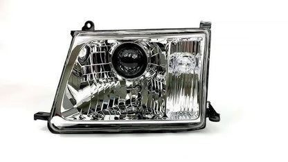 Ninja Cruiser LED projector headlight for 1998-2004 Toyota Land Cruiser 100 Series with clear glass lens