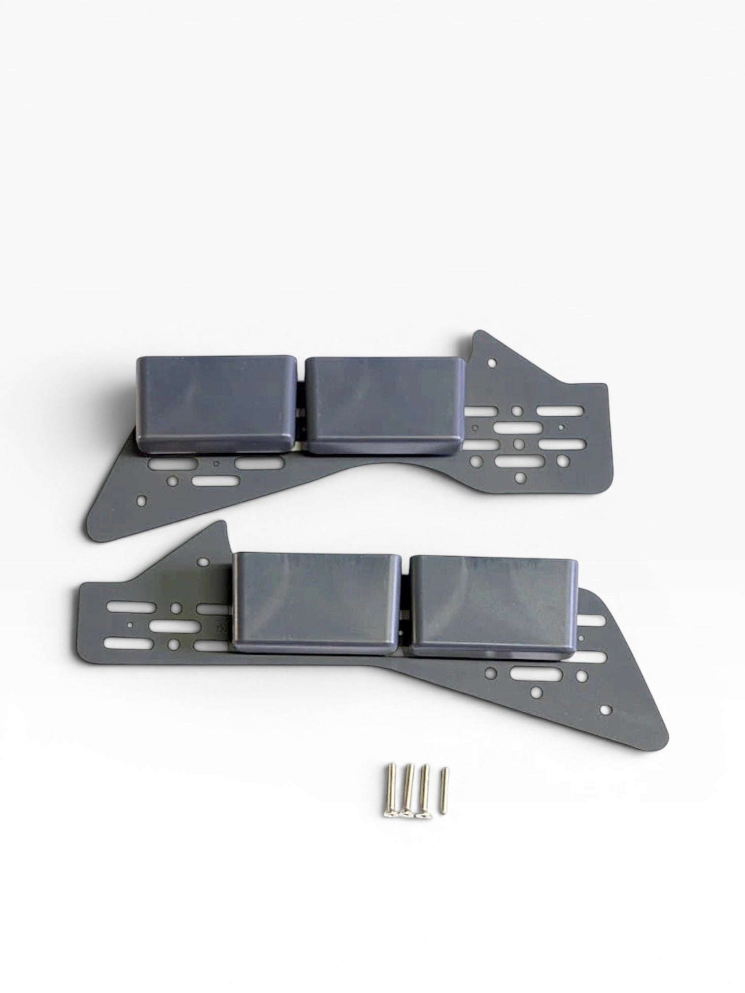 Toyota Land Cruiser 80 Series center console storage panels with 2 pair of dual pockets and mounting hardware and screws